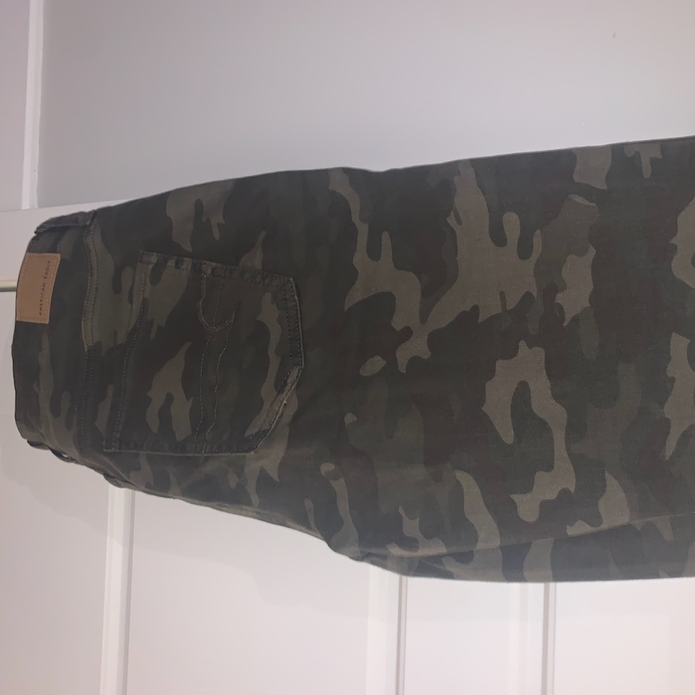 AE camo jeggings